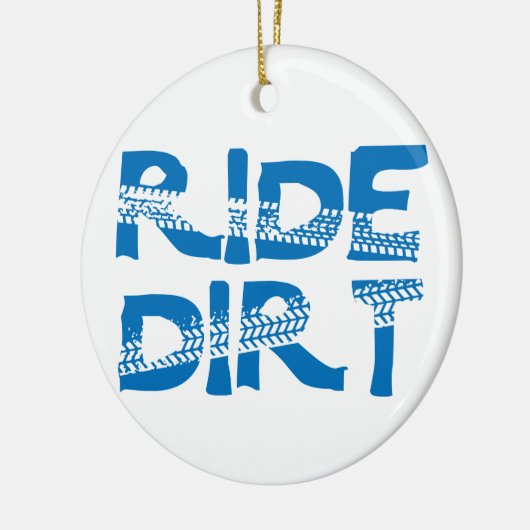 Ride Dirt Keramikornament (Links)