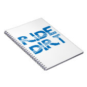 Ride Dirt Notizblock (Rechte Seite)