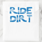 Ride Dirt Rechteckiger Aufkleber (Tasche)