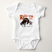 Ride-em Cowboy! Baby Strampler (Vorderseite)