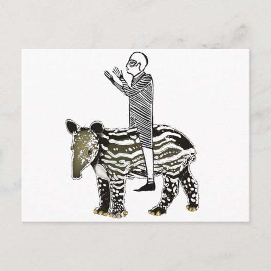 Ride em' tapir postkarte (Vorderseite)