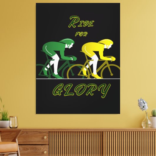 Ride For Glory Canvas Art Leinwanddruck (Insitu (Wohnzimmer))