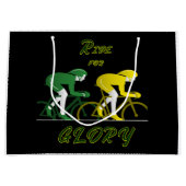 Ride For Glory Gift Bag Große Geschenktüte (Vorderseite)