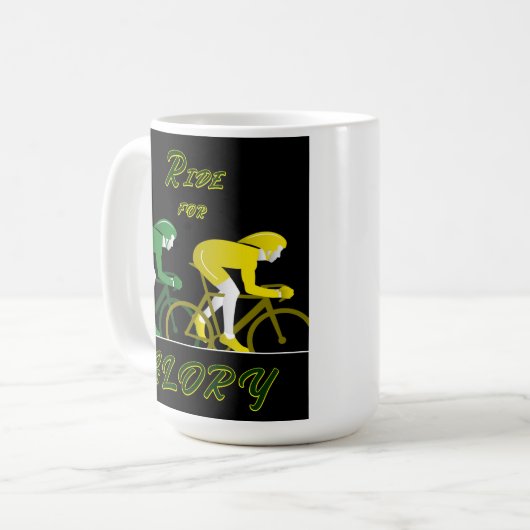 Ride For Glory Kaffeetasse (Vorderseite Links)
