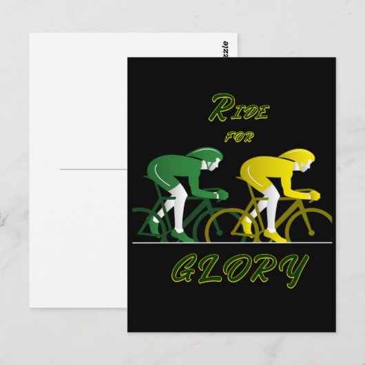 Ride For Glory Postkarte (Vorne/Hinten)