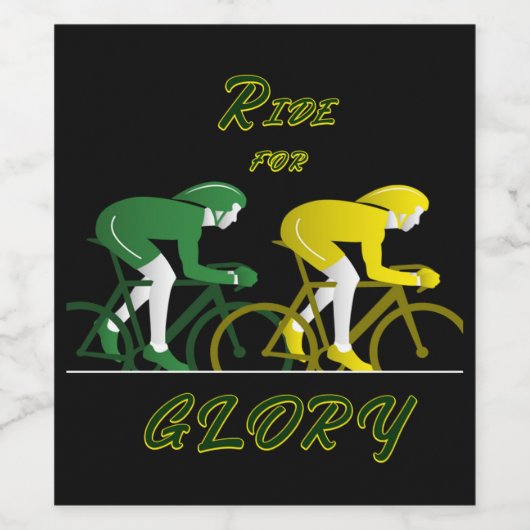 Ride For Glory Weinetikett (Einzelnes Label)