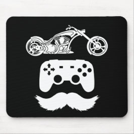 Ride.Game.Vater White Graphic (A) Mousepad