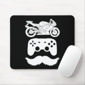 Ride.Game.Vater White Graphic (B) Mousepad (Mit Mouse)