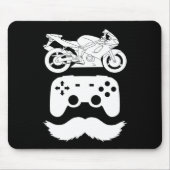 Ride.Game.Vater White Graphic (B) Mousepad (Vorne)