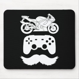 Ride.Game.Vater White Graphic (B) Mousepad