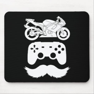 Ride.Game.Vater White Graphic (B) Mousepad