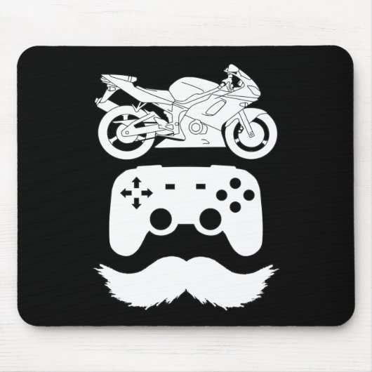 Ride.Game.Vater White Graphic (B) Mousepad (Vorne)