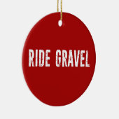 Ride Gravel Keramik Ornament (Rechts)