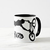 Ride Hard Bmx Tasse (VorderseiteRechts)