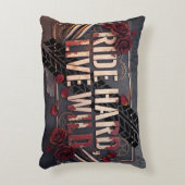 ride hard, live wild dekokissen (Vorderseite(Vertikal))