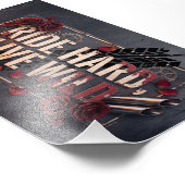 ride hard live wild fotodruck (Ecke)