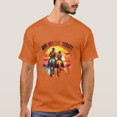 ✨"Ride in the Sunset" Cowboy Ranch Shirt – Perfect (Vorderseite)