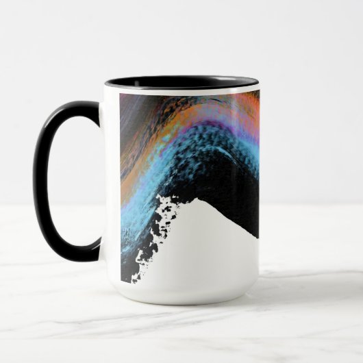 Ride it abstrakte Malerei Tasse (Links)