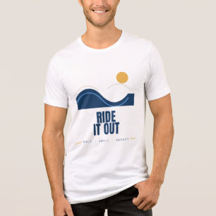 Ride It Out Retro Surf Premium Tri-Blend Shirt