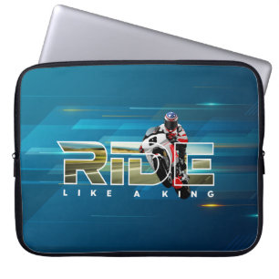 Ride Like a King   15" Laptop-Hülle Laptopschutzhülle