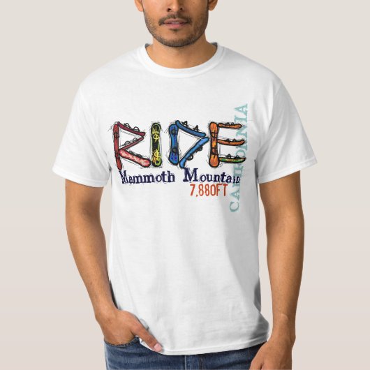 Ride Mammoth Mountain California Value Board tee (Vorderseite)