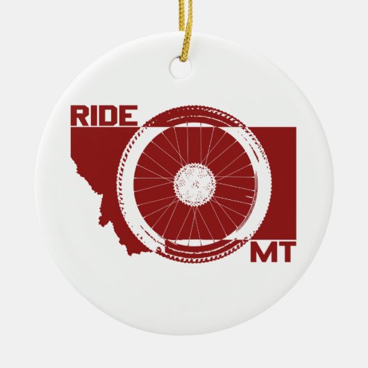 Ride Montana Keramikornament (Vorne)