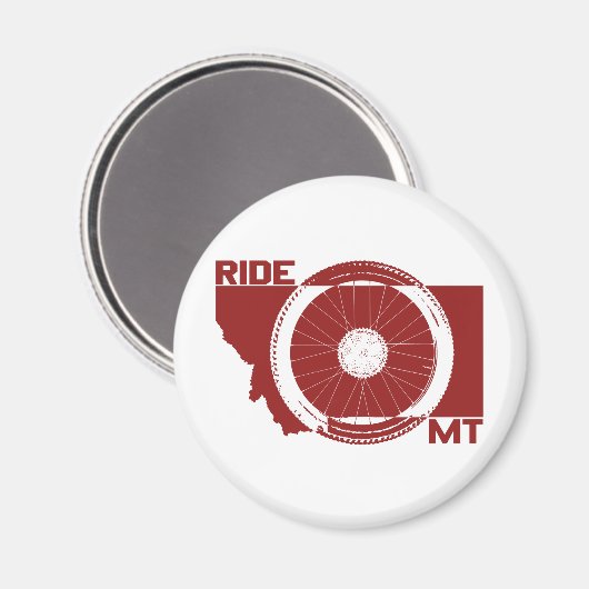 Ride Montana Magnet (Vorderseite/Rückseite)