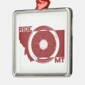Ride Montana Silbernes Ornament (Links)