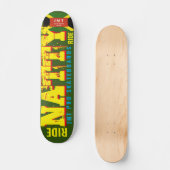 RIDE NATTY RIDE JMT Skateboard, 7¾ Zoll Deck Skateboard (Vorderseite)