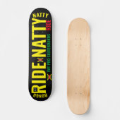 RIDE NATTY RIDE JMTSkateboard, 7¾" Deck Skateboard (Vorderseite)