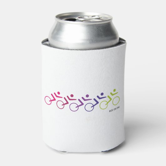 RIDE ODER DIE, Straßenfahrer Dosenkühler (Kanne Vorderseite)