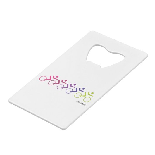 RIDE ODER DIE, Straßenfahrer Geldbeutel Flaschenöffner (Vorderseite Schrägansicht)