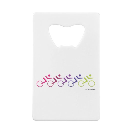 RIDE ODER DIE, Straßenfahrer Geldbeutel Flaschenöffner (Rückseite)