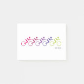 RIDE ODER DIE, Straßenfahrer Post-it Klebezettel (Vorderseite)