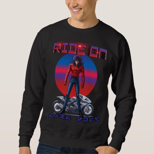 Ride On Like wolf  Sweatshirt (Vorderseite)