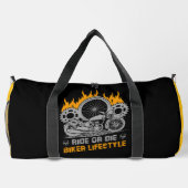 Ride Or Die Biker-Lebensstil Duffle Bag (Rückseite)