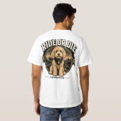 Ride or Die Cockapoo T-Shirt –Geschenk für Hundebe (Schwarz voll)