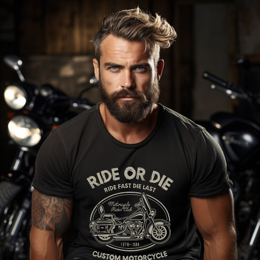 Ride or Die Motorrad T-Shirt