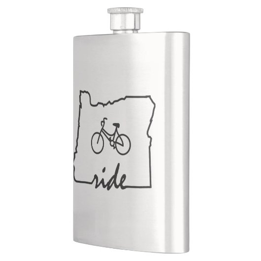 Ride Oregon (Radfahren) Flachmann (Links)