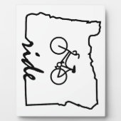 Ride Oregon (Radfahren) Fotoplatte (Vorderseite)