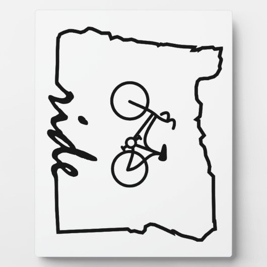 Ride Oregon (Radfahren) Fotoplatte (Vorderseite)