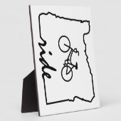 Ride Oregon (Radfahren) Fotoplatte (Seite)