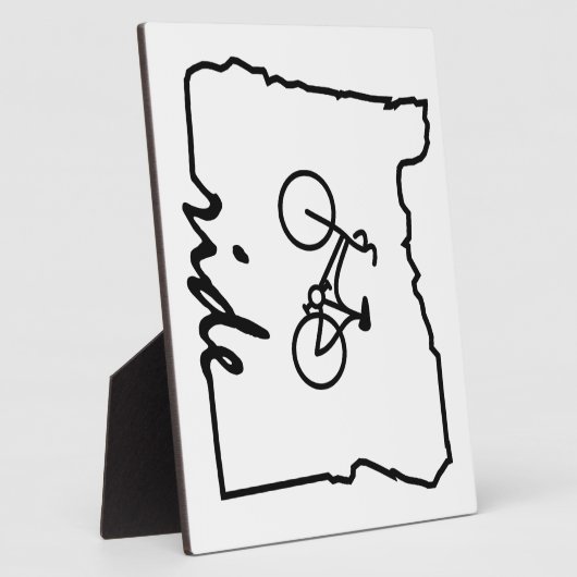 Ride Oregon (Radfahren) Fotoplatte (Seite)
