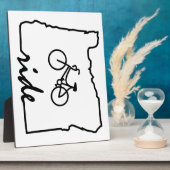 Ride Oregon (Radfahren) Fotoplatte (Seite)