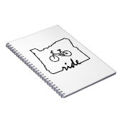 Ride Oregon (Radfahren) Notizblock (Rechte Seite)