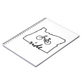 Ride Oregon (Radfahren) Notizblock (Linke Seite)