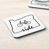 Ride Oregon (Radfahren) Untersetzer (Linke Seite)