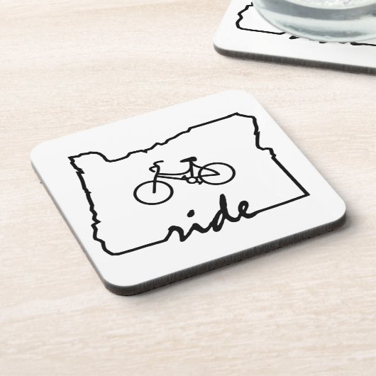 Ride Oregon (Radfahren) Untersetzer (Linke Seite)