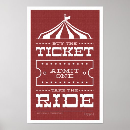 Ride Print Poster (Vorne)