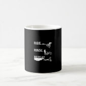 Ride Rinse Wiederholung Funny Mountain Bike Kaffeetasse (Mittel)